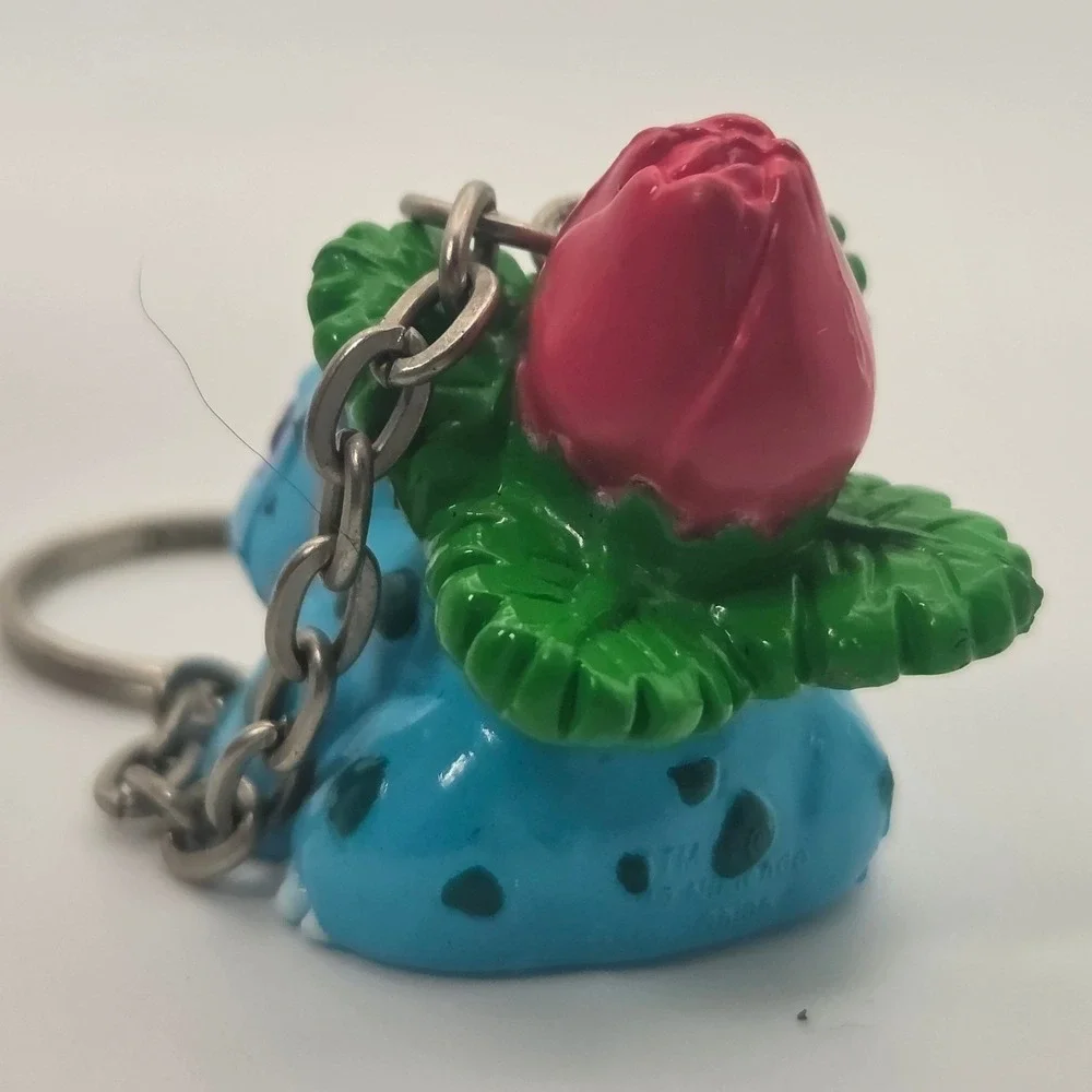Pokemon Bulbasaur Basic Fun BFI Keychain Figure 1998 Nintendo Vintage